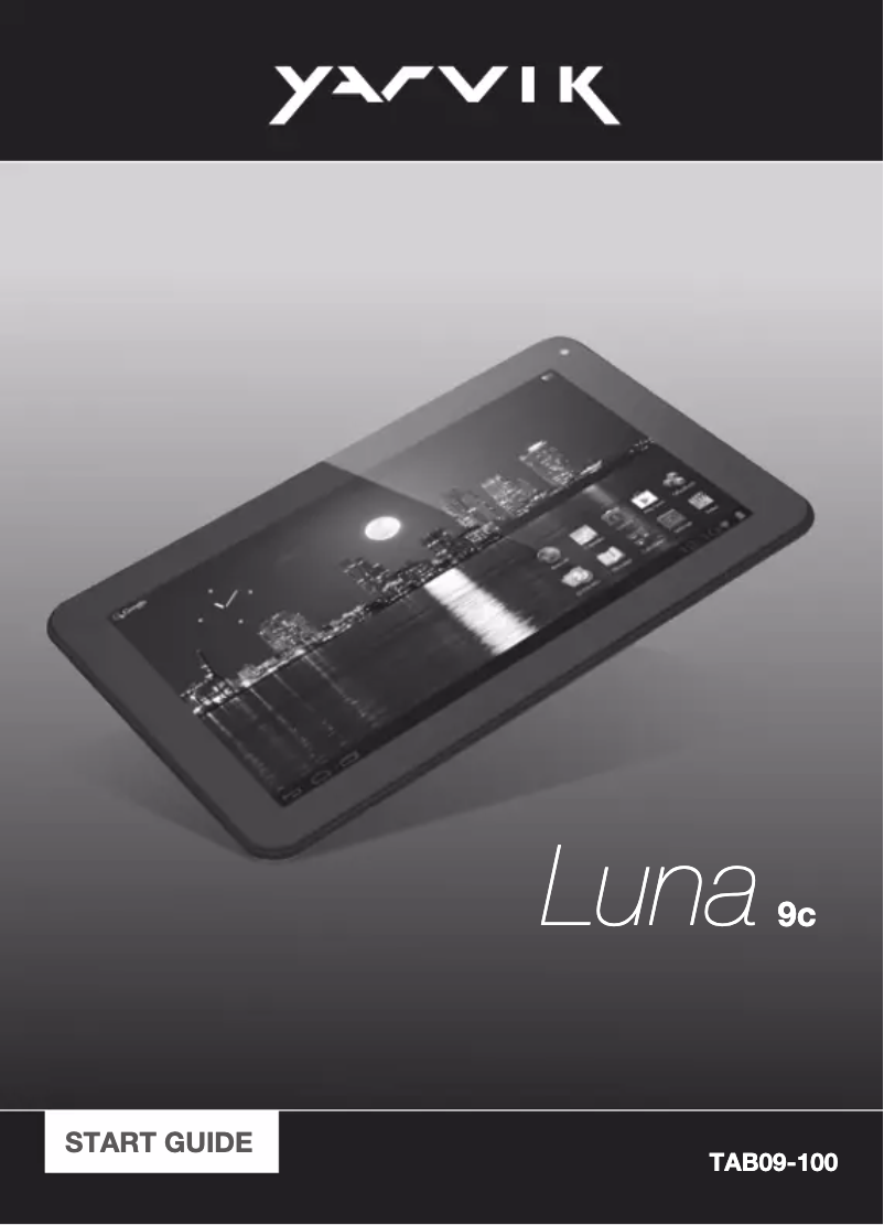 First page image of the manual for Luna 9c