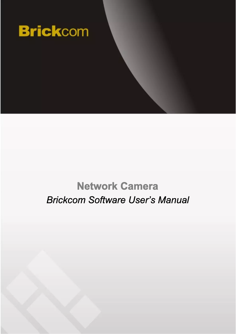 Page 1 of the manual User Manual Brickcom VD-300AF-A1