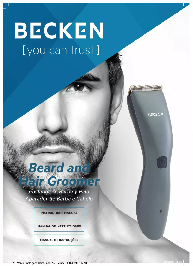 First page image of the manual for BHC1050