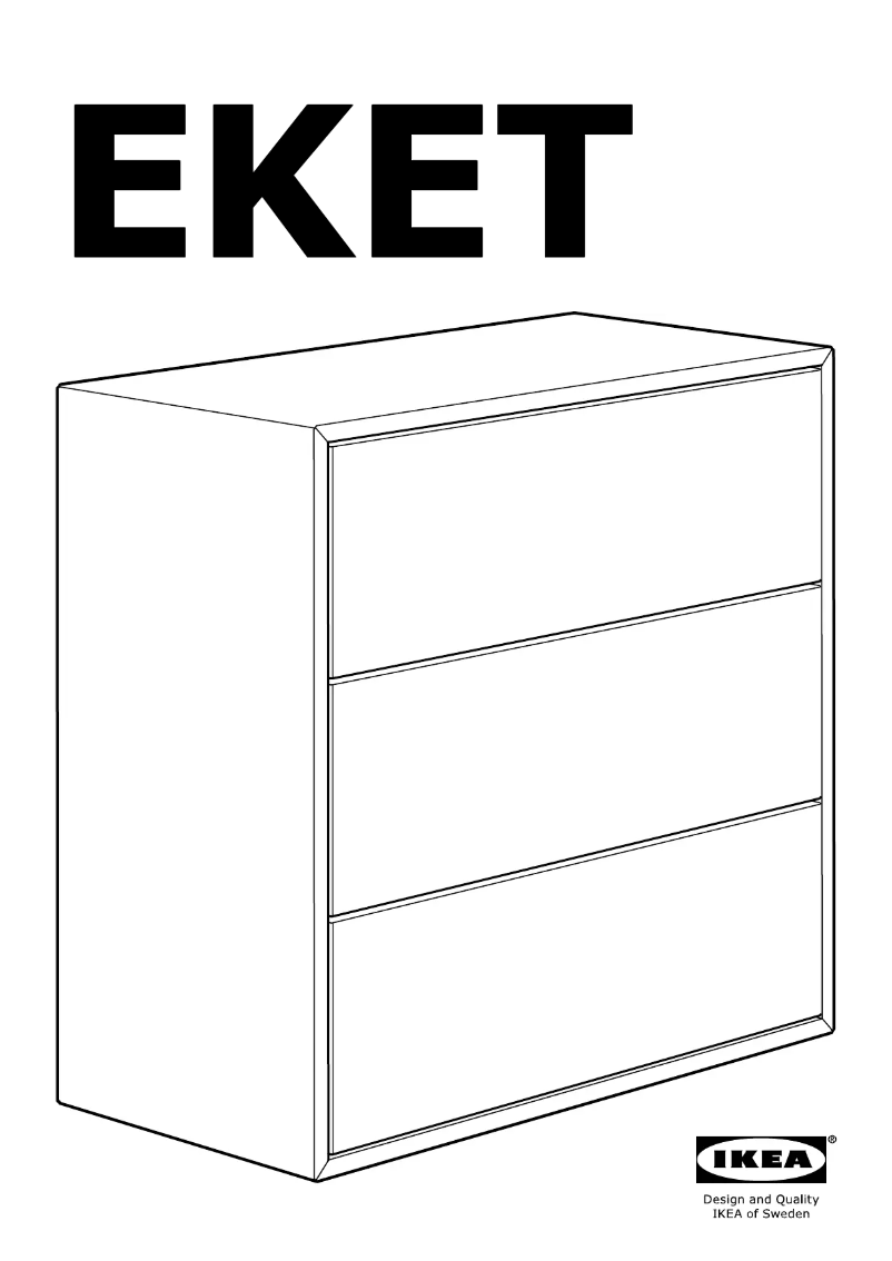 First page image of the manual for Eket