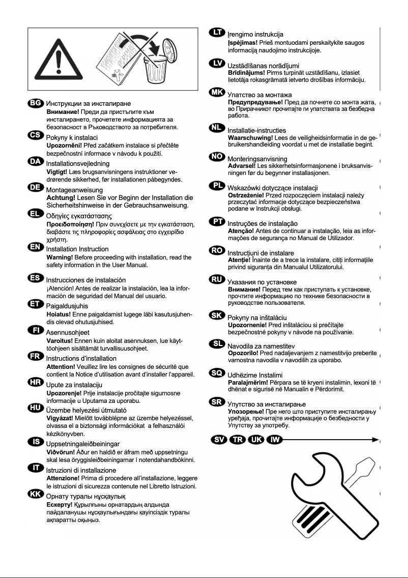 First page image of the manual for L7FE74485S
