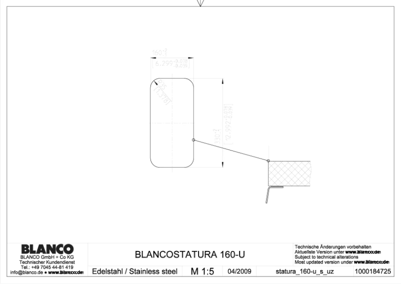 Image de la première page du manuel de l'appareil STATURA 160-U