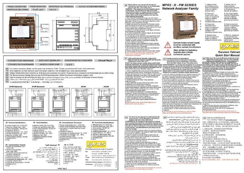 Page 1 of the manual Quick Start Guide ENTES MPR-24-D-PM