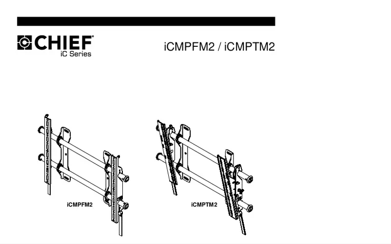 Page 1 of the manual User Manual Chief ICMPTM2T03
