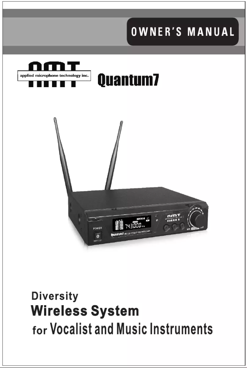 First page image of the manual for Quantum 7