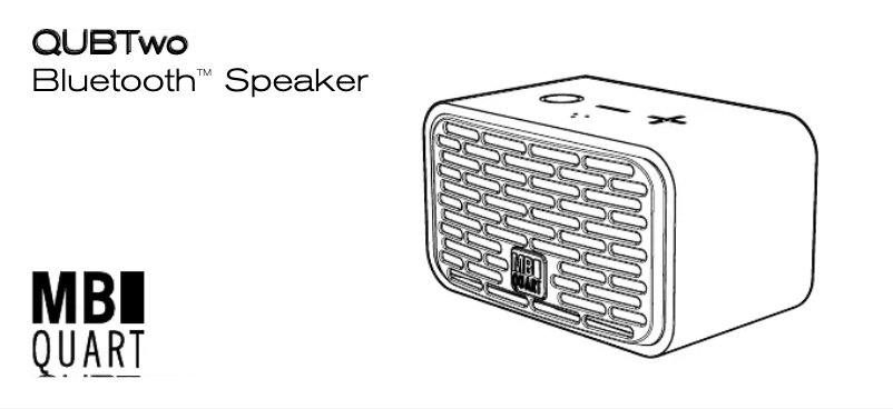 First page image of the manual for QUBTwo