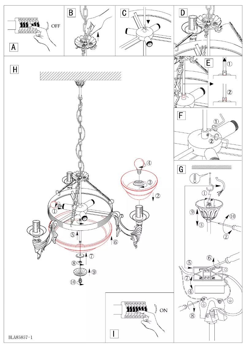 First page image of the manual for Marbella