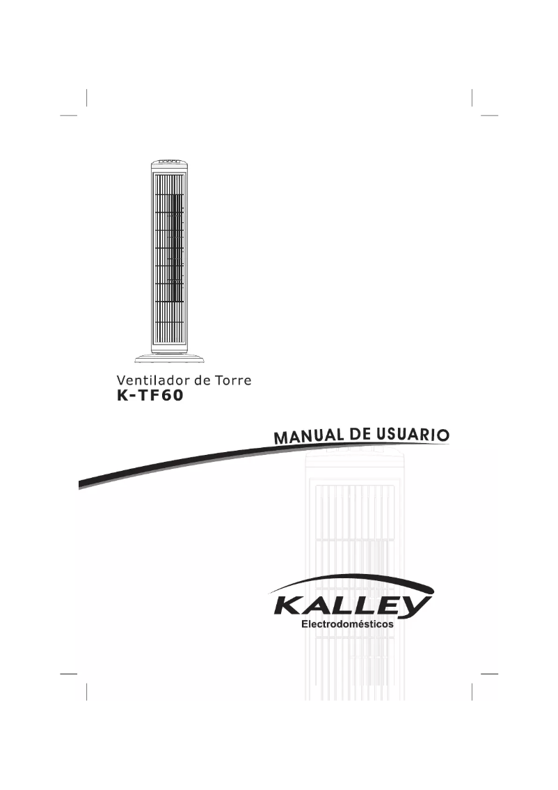 Page 1 of the manual User Manual Kalley K-TF60