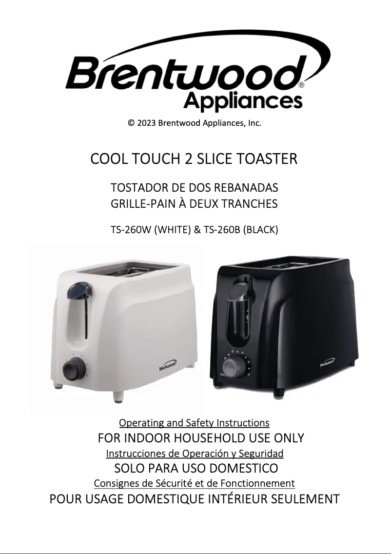 First page image of the manual for TS-260W