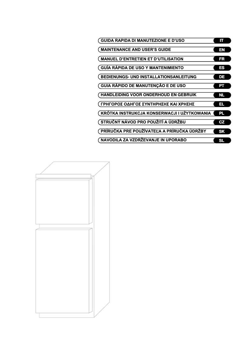 Page 1 of the manual User Manual Rosieres RBDP 2353/4