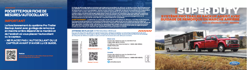 First page image of the manual for F-250 (2020)