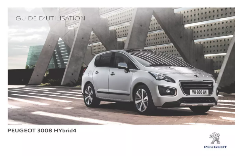 Page 1 de la notice Manuel utilisateur Peugeot 3008 Hybrid 4 (2014)