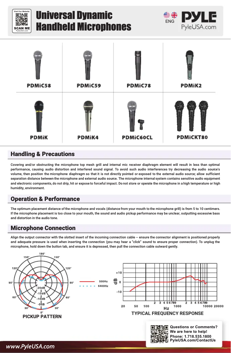 First page image of the manual for PDMIC58