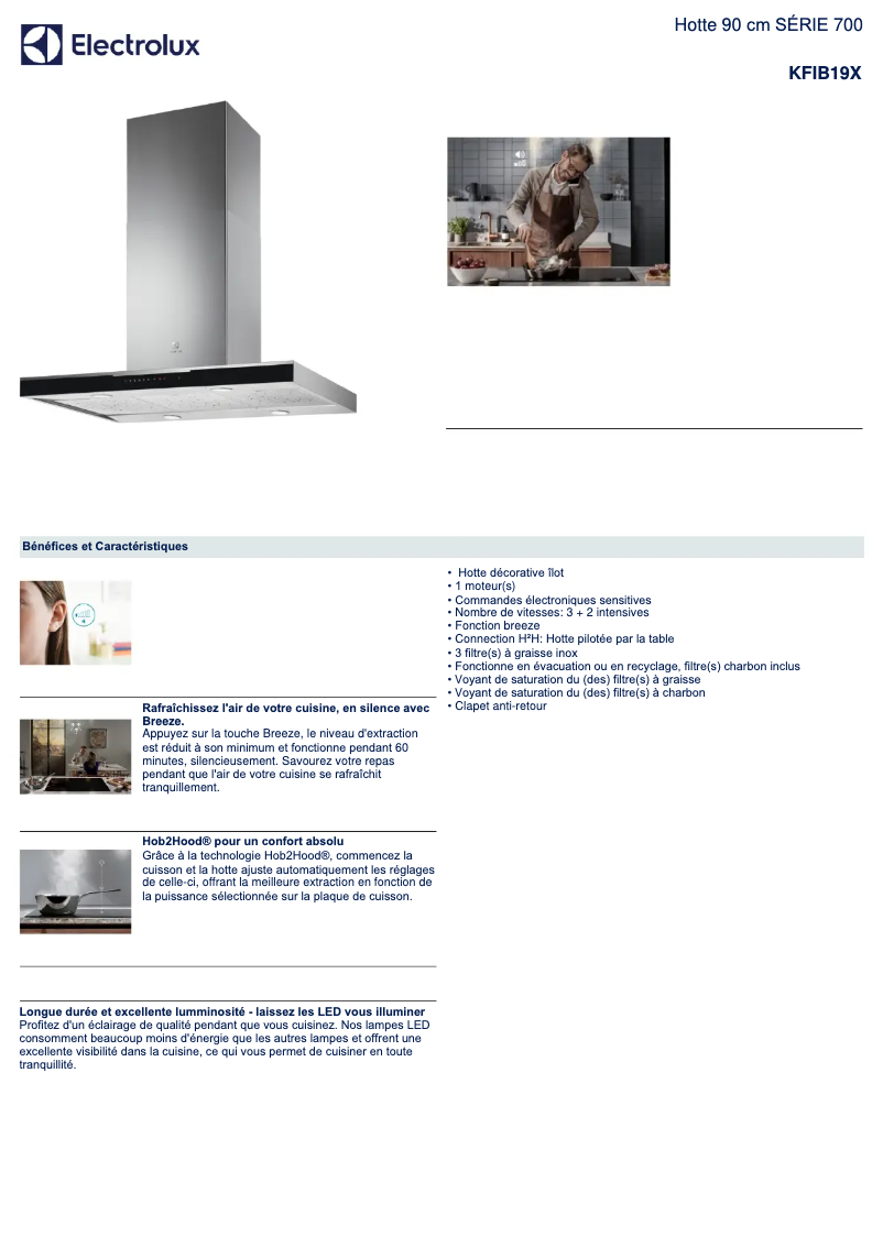 First page image of the manual for KFIB19X