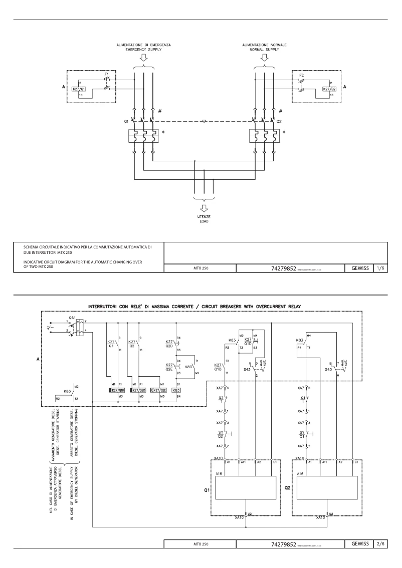 Page 1 of the manual User Manual Gewiss GWD8237