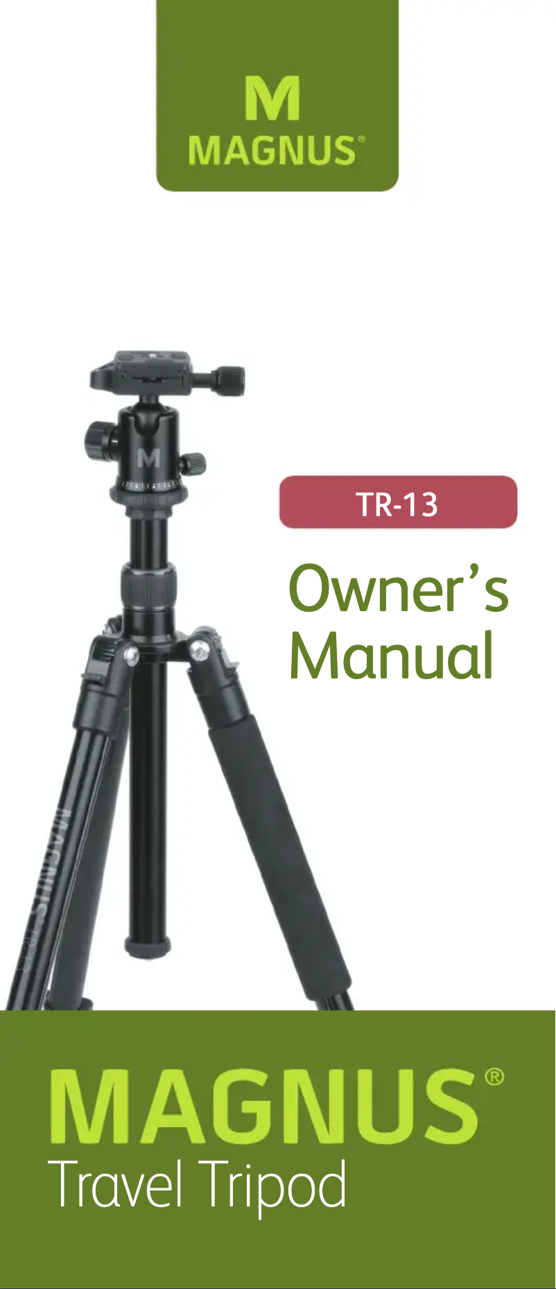 Page 1 of the manual User Manual Magnus TR-13