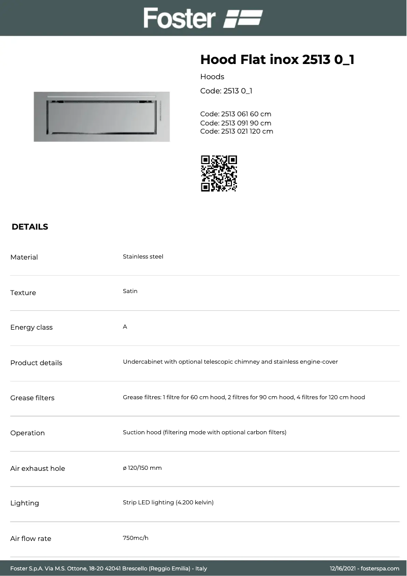 First page image of the manual for Flat 2513 061