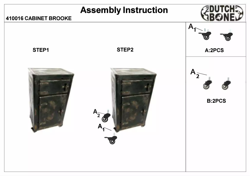 First page image of the manual for Brooke