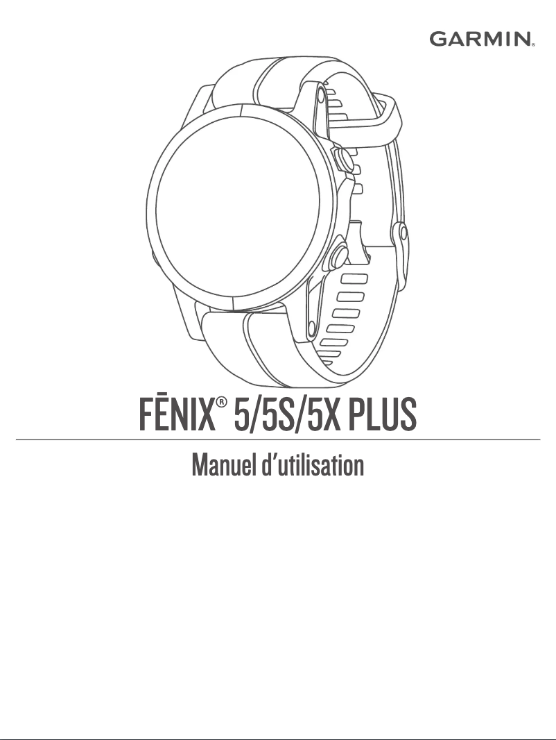 Image de la première page du manuel de l'appareil fēnix 5S Plus