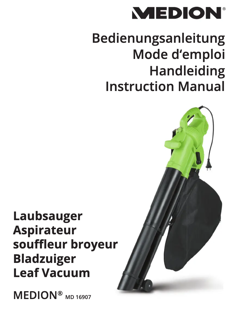 First page image of the manual for MD 16907