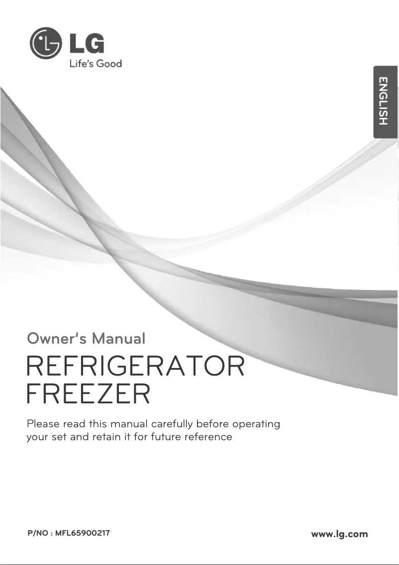 Page 1 of the manual User Manual LG GR-V262RSCK