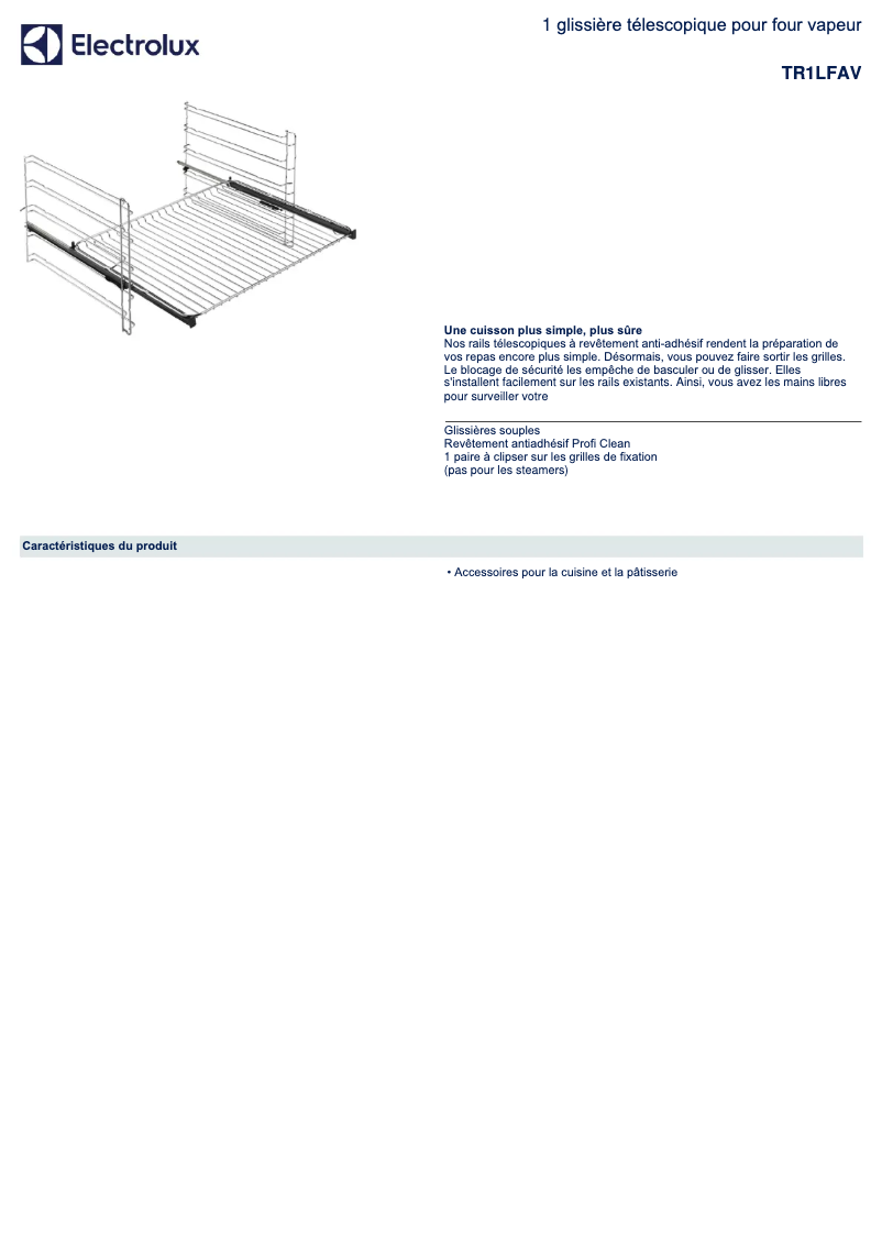 Page 1 of the manual User Manual AEG TR1LFAV