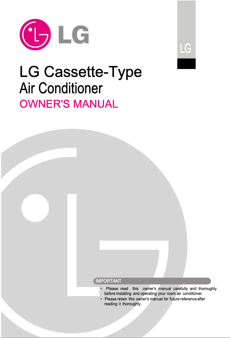 Page 1 of the manual User Manual LG LTND4883QC