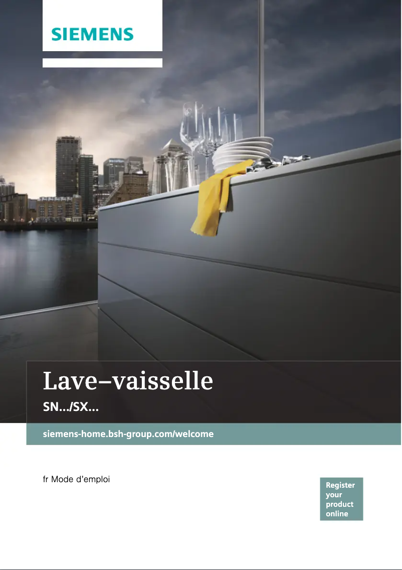 Page 1 of the manual User Manual Siemens SN558S00TD