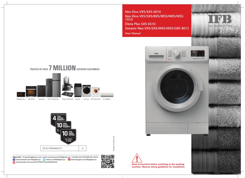 First page image of the manual for Senator Neo SXS 8012