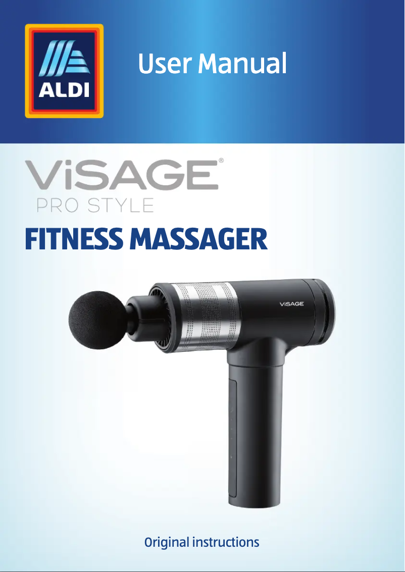 Page 1 of the manual User Manual Visage GT-FMG-01