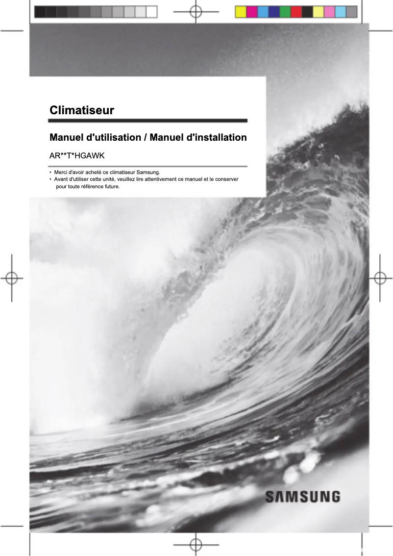 Page 1 of the manual User Manual Samsung AR18TSHGAWK/FA