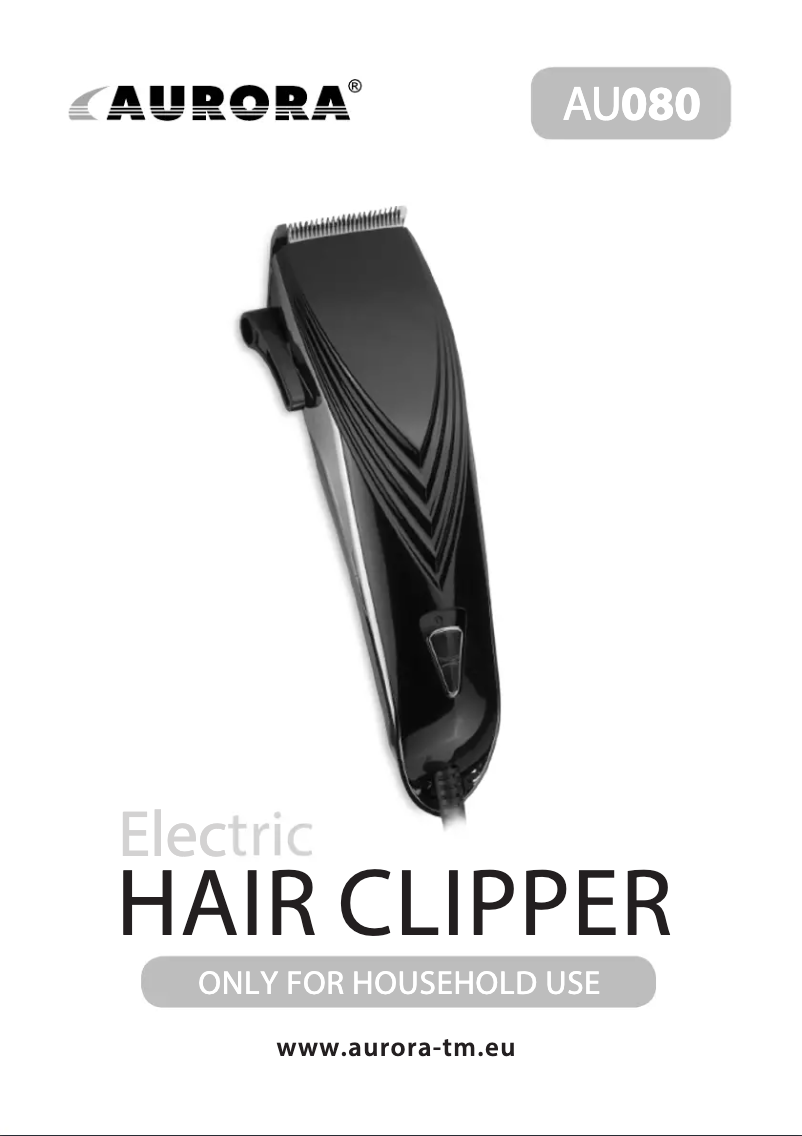 First page image of the manual for AU 080