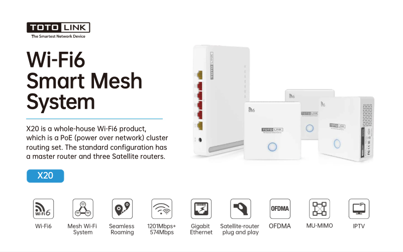 First page image of the manual for X20