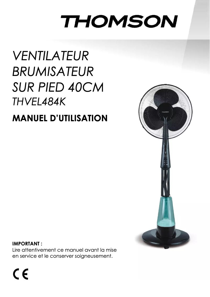 First page image of the manual for THVEL484K