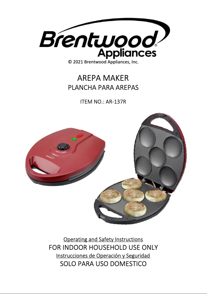 First page image of the manual for AR-137R