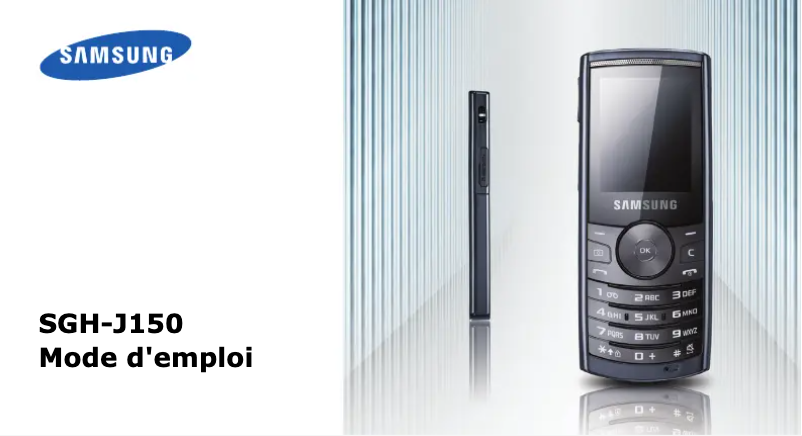 Page 1 of the manual User Manual Samsung SGH-J150