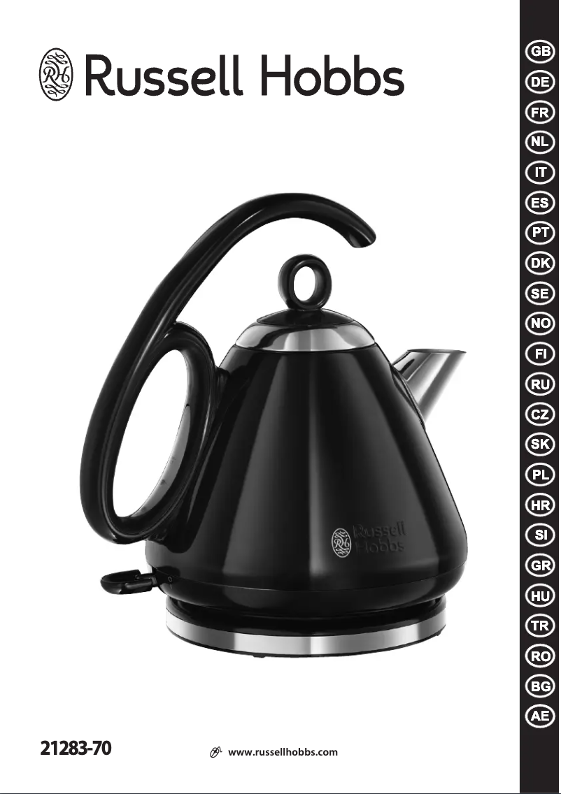 Page 1 de la notice Manuel utilisateur Russell Hobbs 21283-70