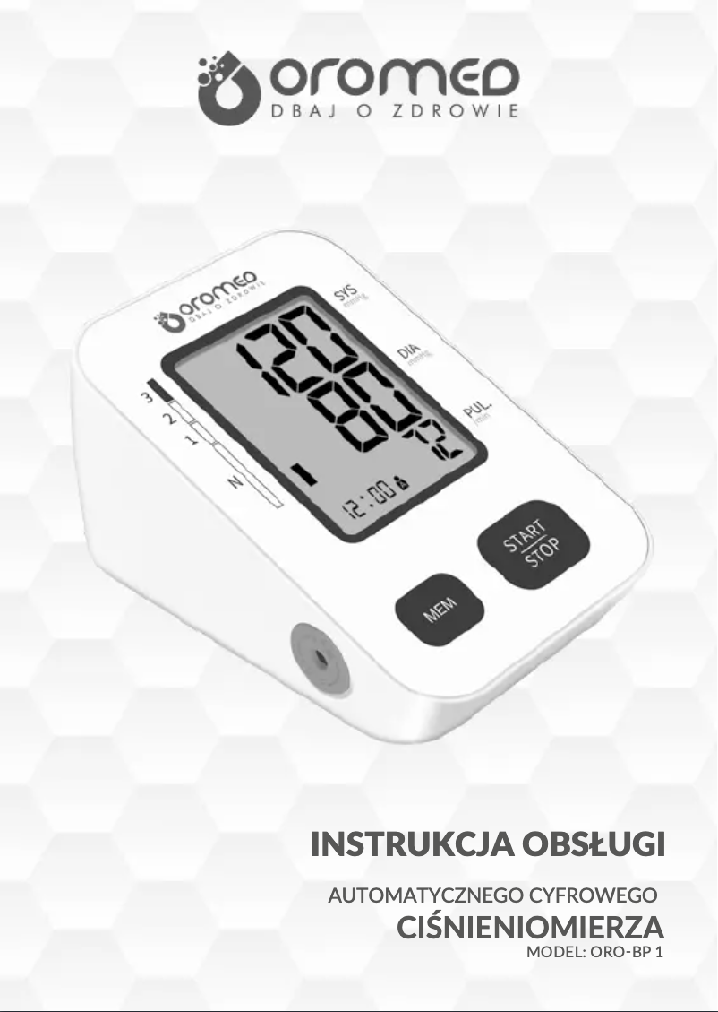 First page image of the manual for BP1