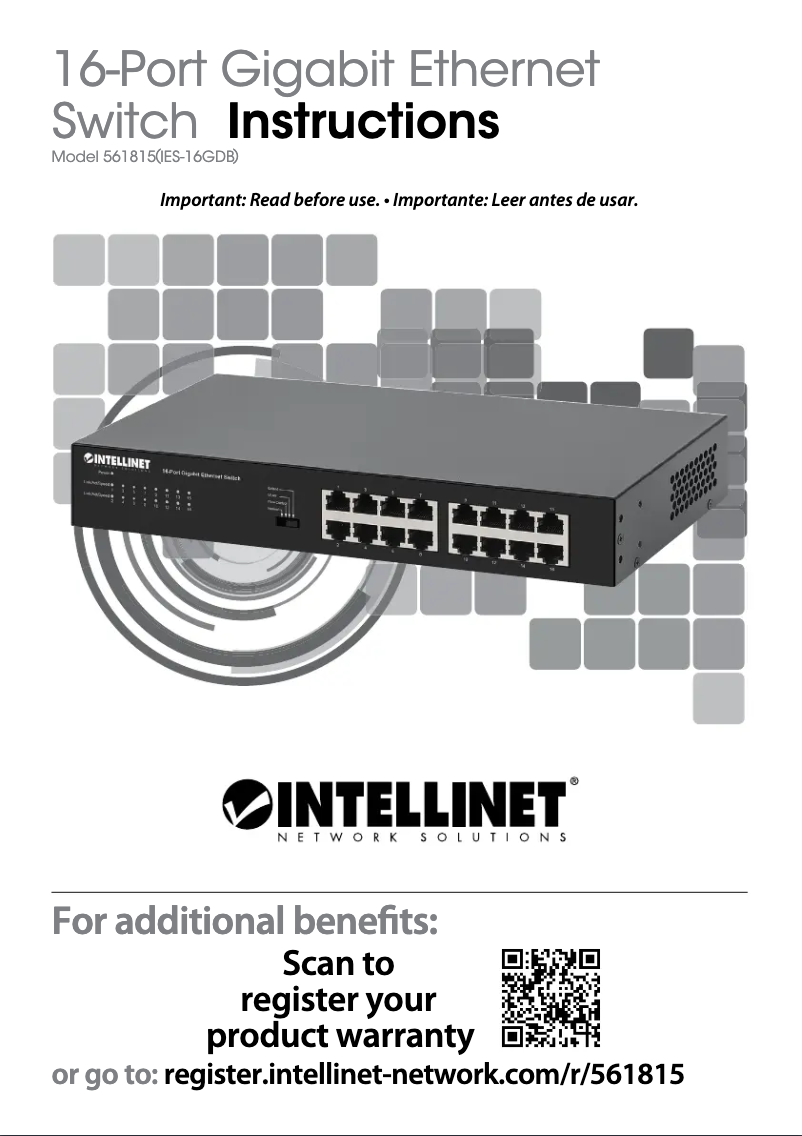 Page 1 of the manual User Manual Intellinet 561815