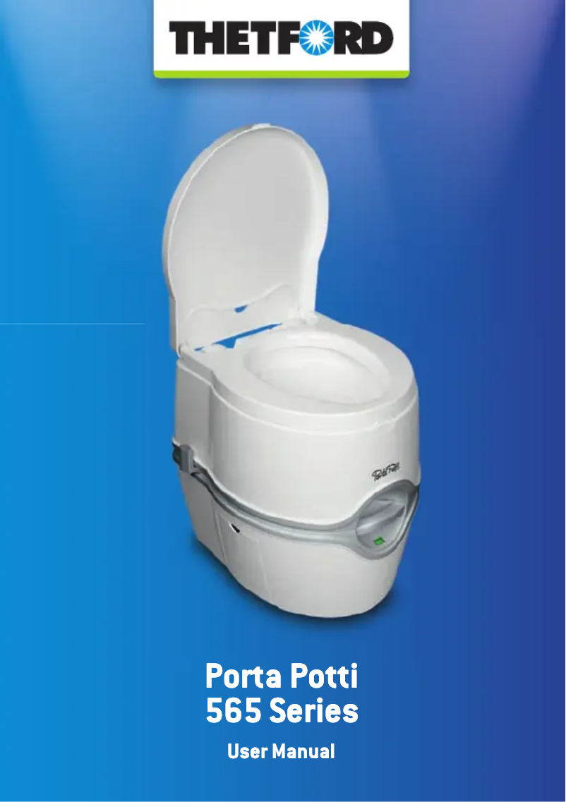 First page image of the manual for Porta Potti 565