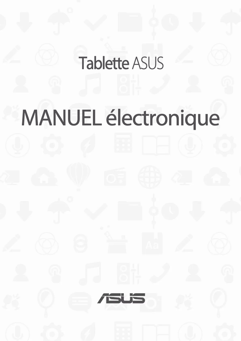 Page 1 of the manual User Manual Asus ZenPad 3S 10 Z500KL