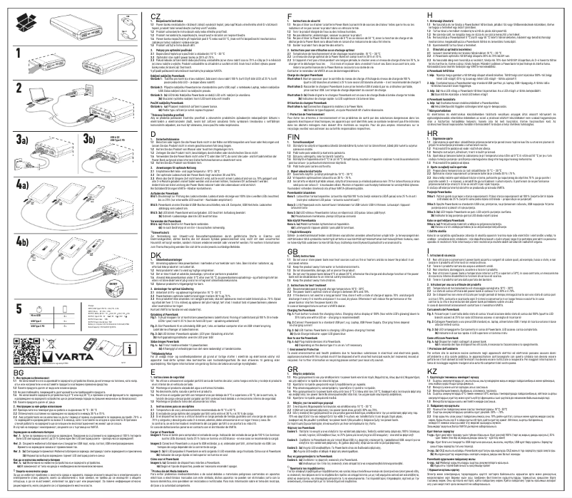 First page image of the manual for Power Bank Fast Energy 10000 57981