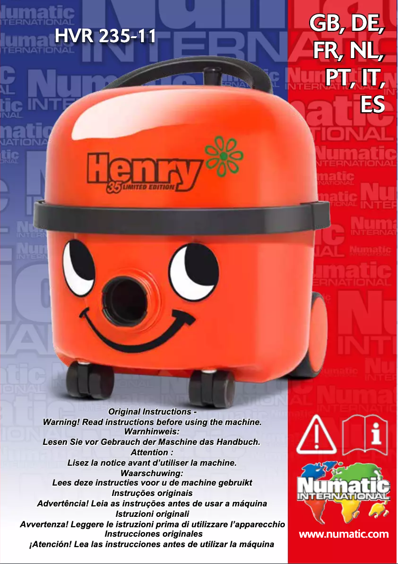 First page image of the manual for HRV-235 Henry 35 Limited Edition Kit AST1