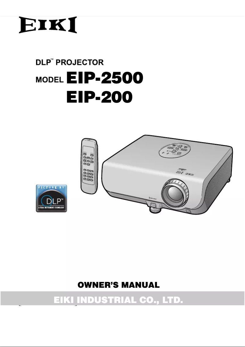First page image of the manual for EIP-200
