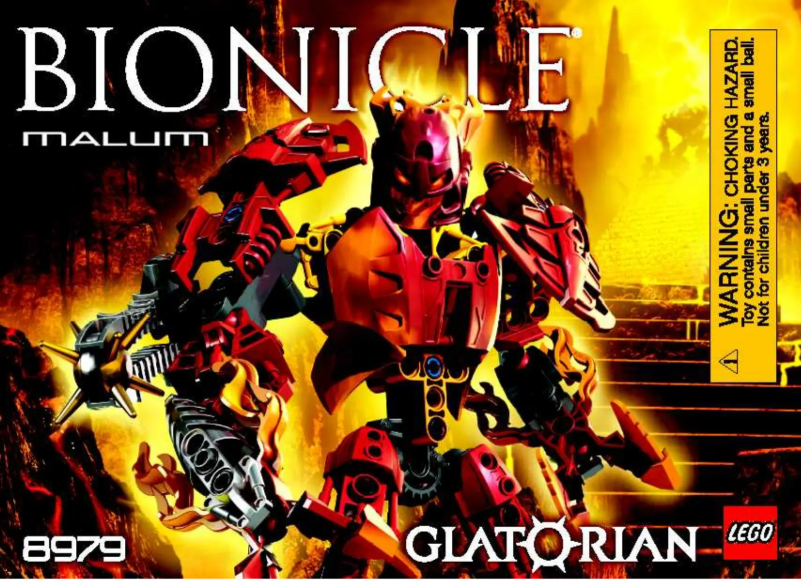 Page 1 of the manual User Manual Lego Bionicle 8979