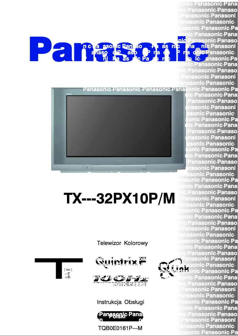 First page image of the manual for TX-32PX10PM