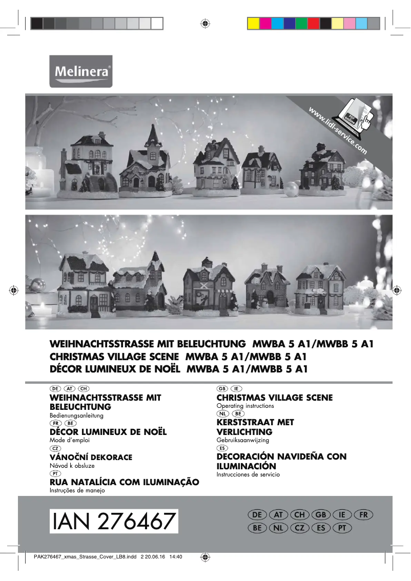 Page 1 of the manual User Manual Melinera HG02935