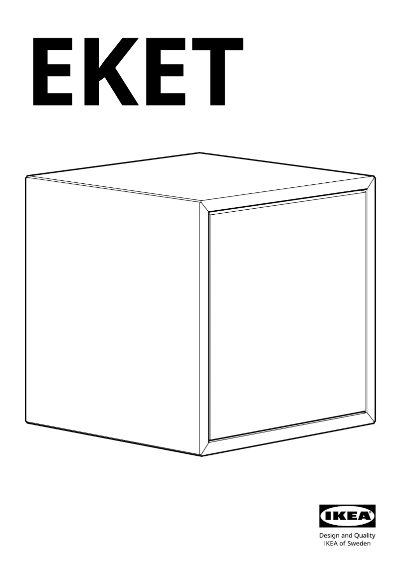 Page 1 of the manual User Manual Ikea EKET 405.745.91