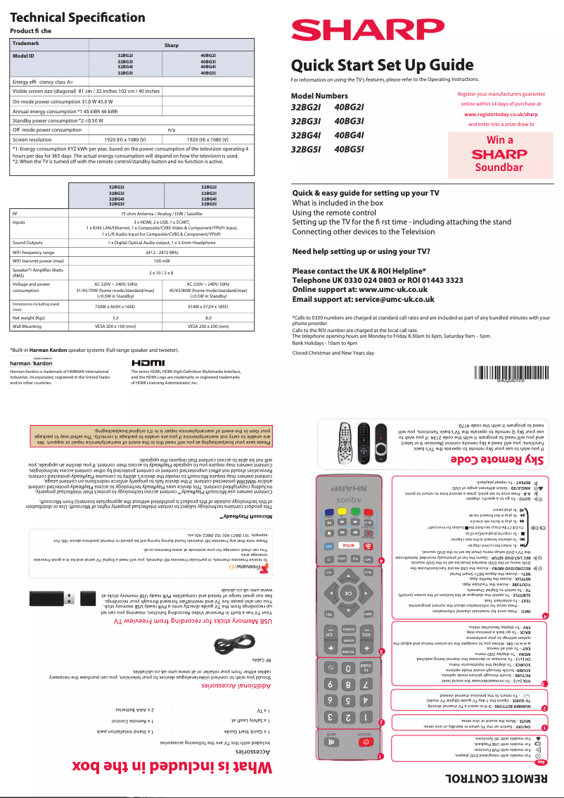 First page image of the manual for 40BG4I
