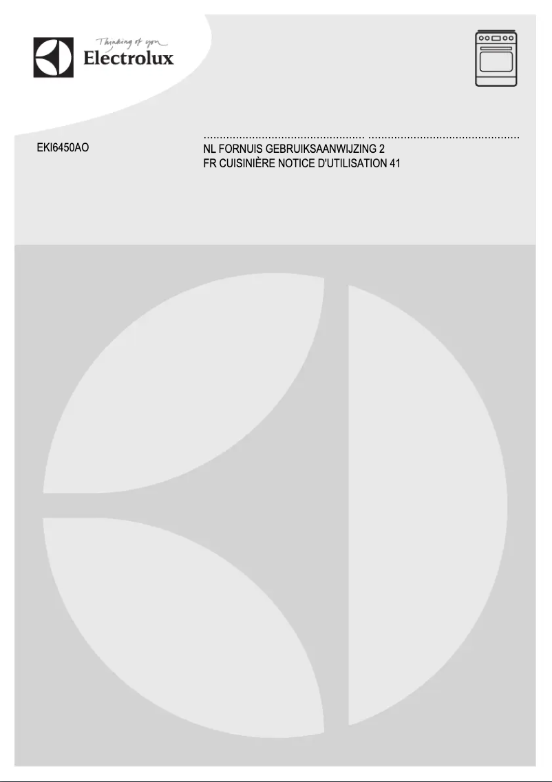 Page 1 of the manual User Manual Electrolux EKI6450AOX